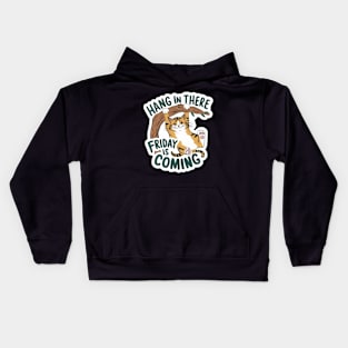 Hang In There Kitty. Kids Hoodie